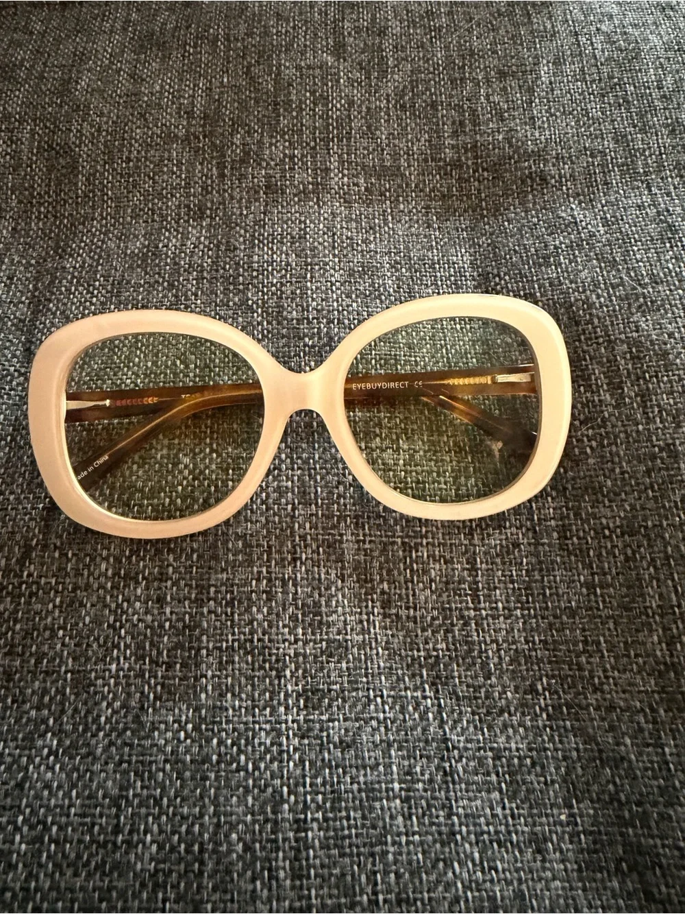 Sale! Eye Buy Direct Oversized Cream Glasses